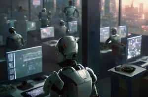 AI Robots Writing