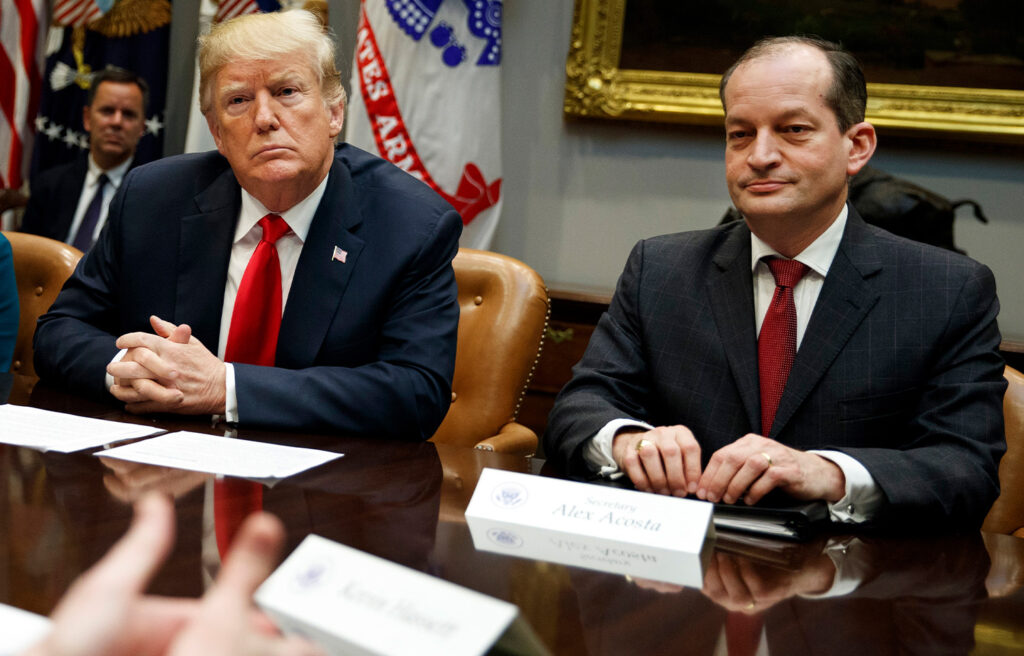 پروندهٔ جفری اپستین - الکساندر اکوستا