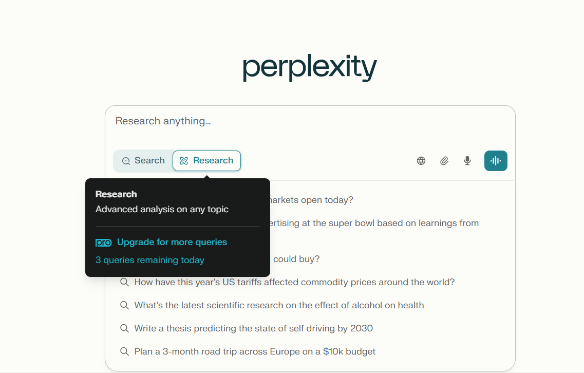Perplexity AI پرپلکسیتی و پژوهش برای تولید محتوا در لینکدین